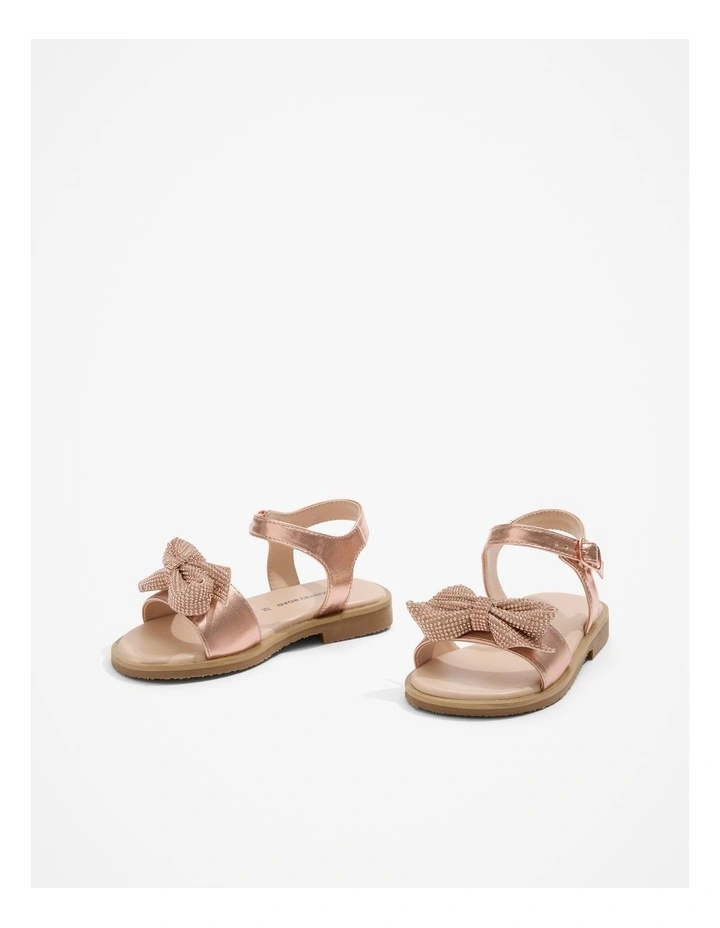 Crystal Sandal in Rose Gold image 2