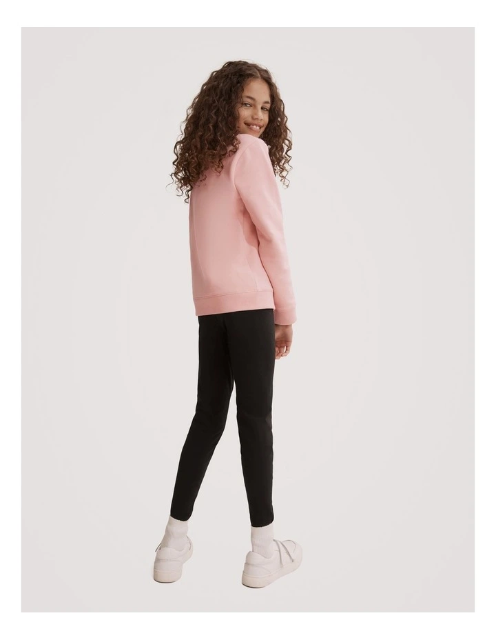 Cotton Jersey Legging in Black image 3