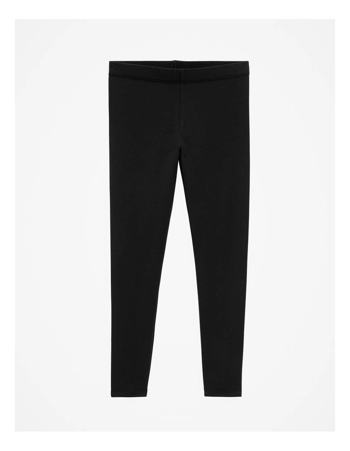 Cotton Jersey Legging in Black image 4