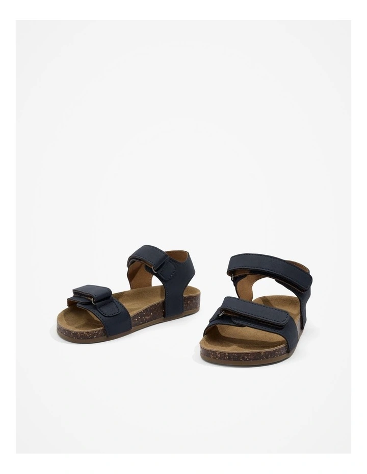Two Strap Sandal in Navy image 1