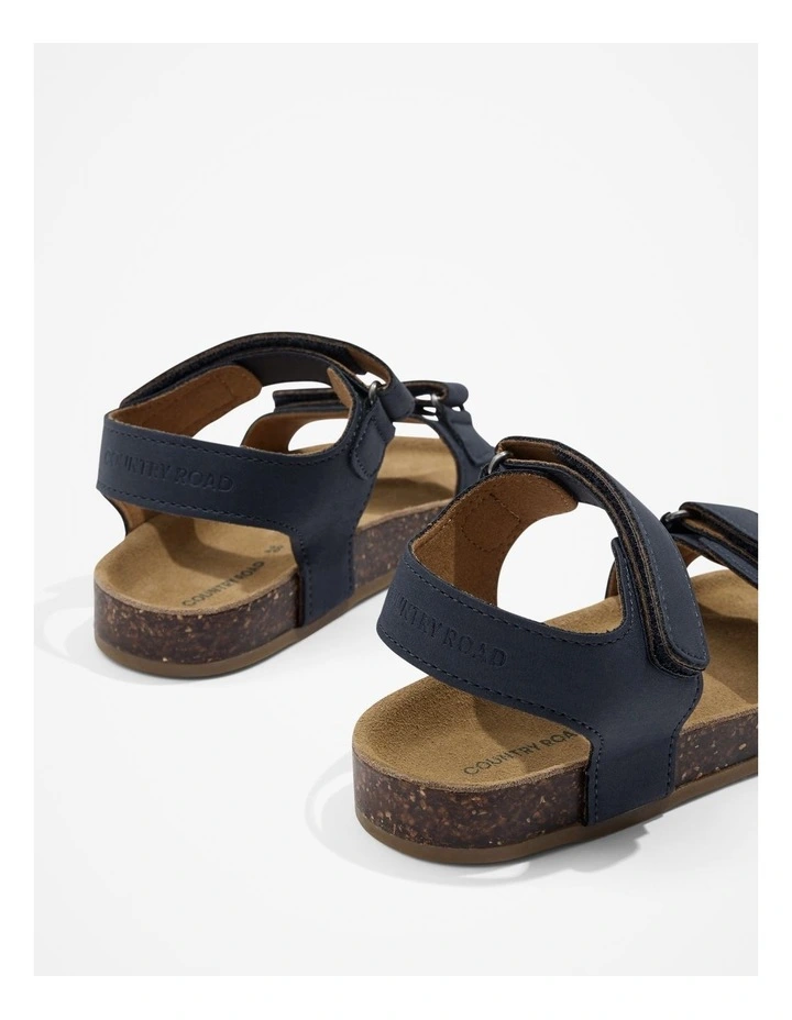 Two Strap Sandal in Navy image 3