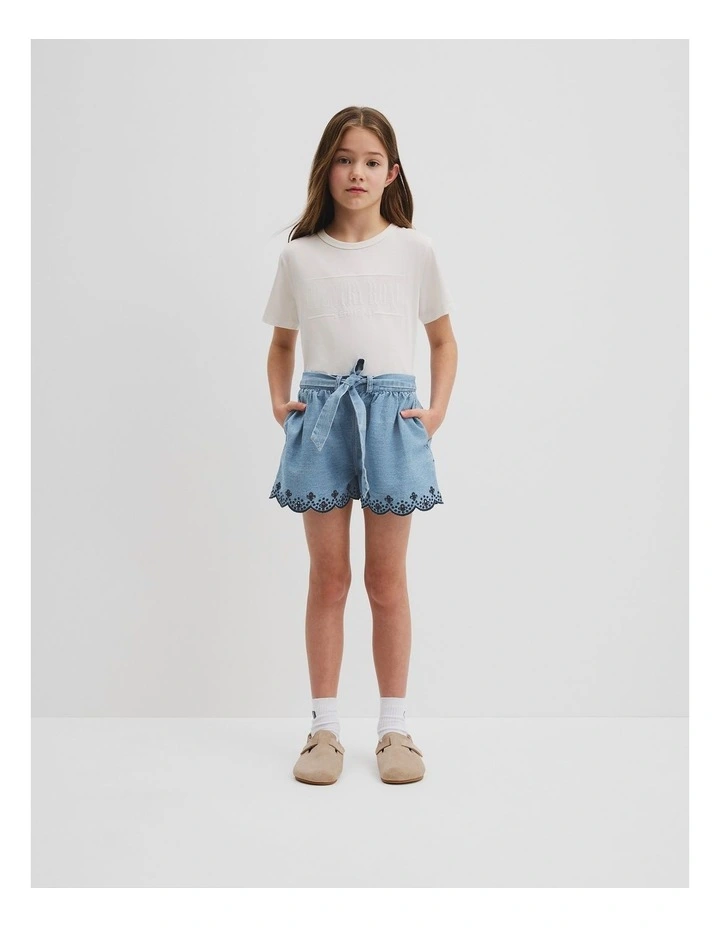 Verified Australian Cotton Heritage T-shirt in Marshmallow image 2