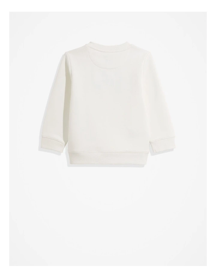 Verified Australian Cotton Heritage Sweat in Gold Multi Marsh image 3