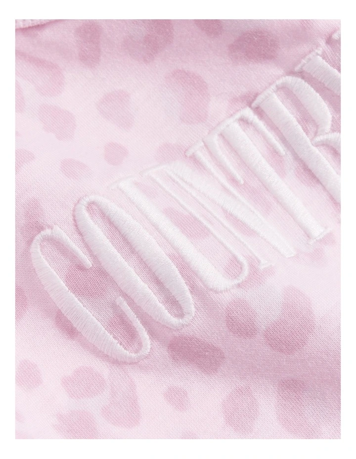 Verified Australian Cotton Heritage T-shirt in Pink Leopard image 2