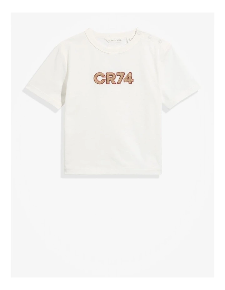 Country Road Logo T-Shirt in Marshmallow image 4