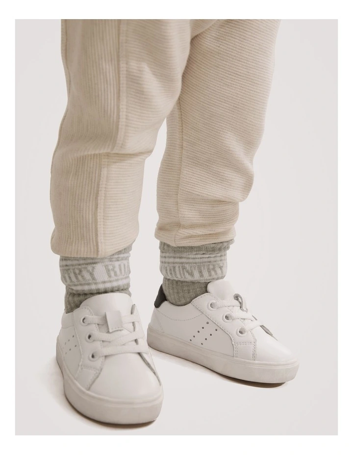 Unisex Heritage Sock in Light Grey Marle image 2