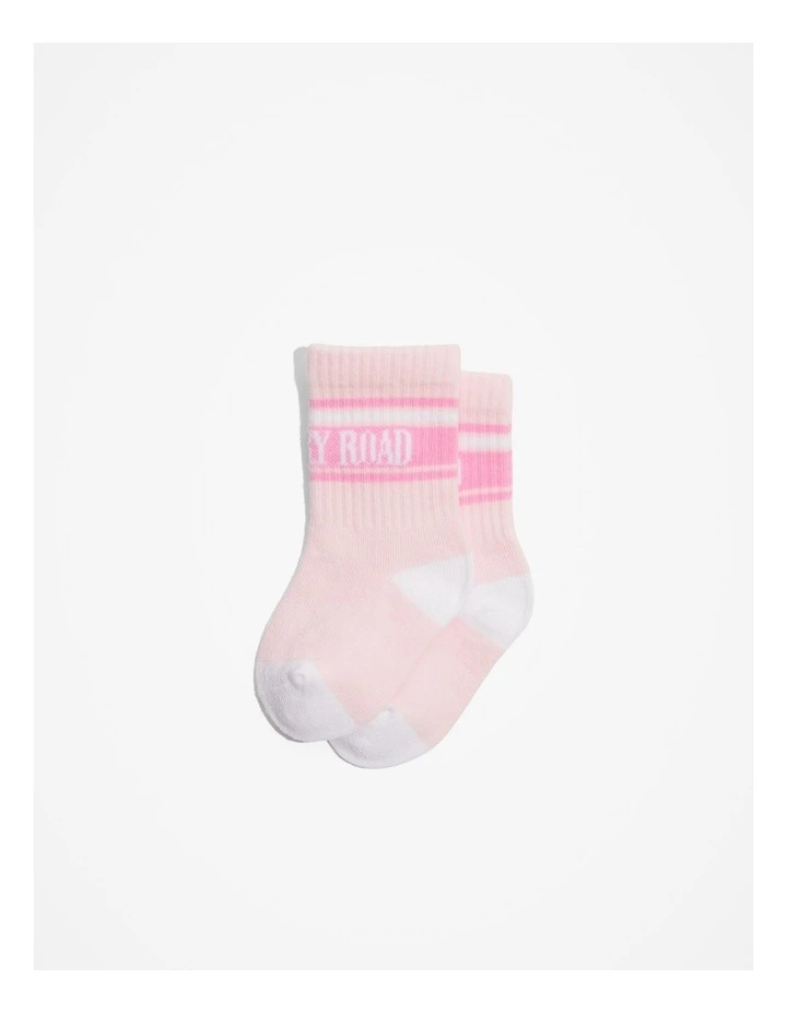 Unisex Heritage Sock in Pale Pink image 2