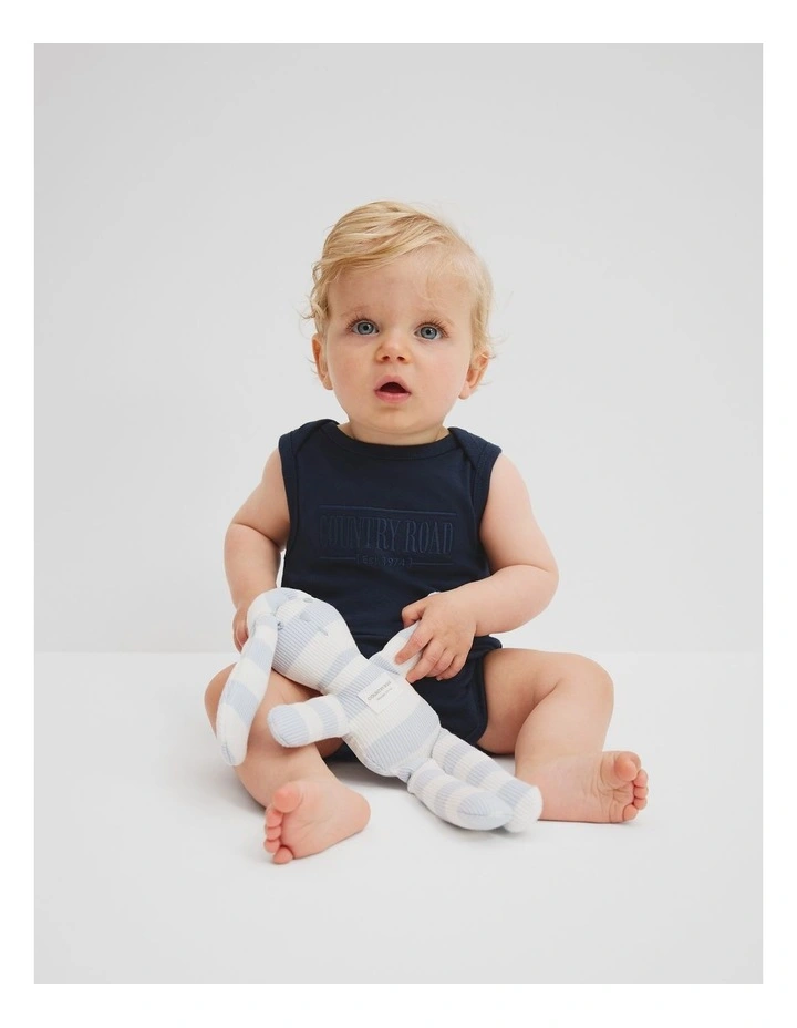 Cotton Heritage Bodysuit in Navy image 2