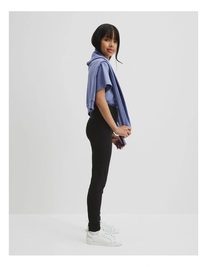 Teen Logo Legging in Black image 1