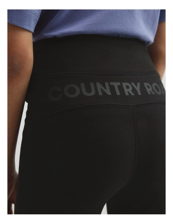 Teen Logo Legging in Black image 3