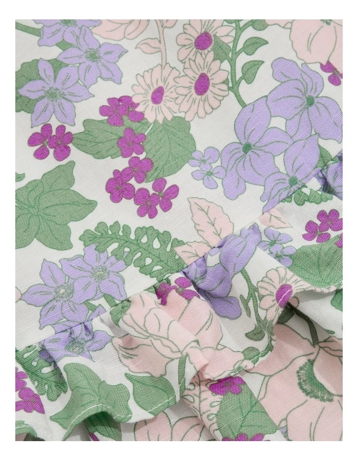 Puff Sleeve Dress in Summer Floral image 5