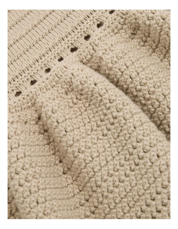 Knit Dress in Sand image 2