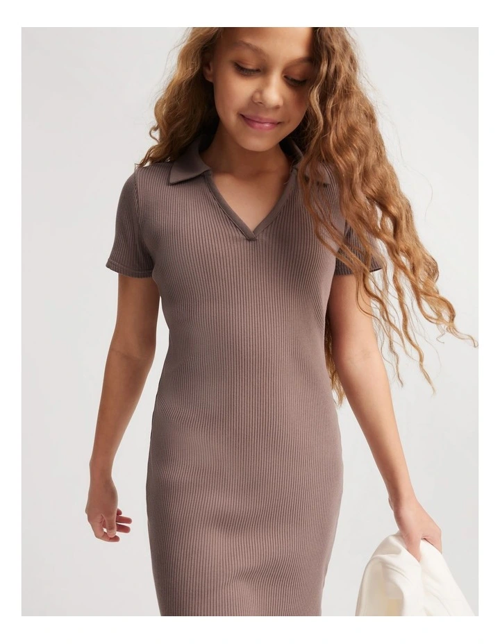 white christmas dresses Threadbare Women's Chocolate Brown Jersey Maxi Dress with Pockets main image 1
