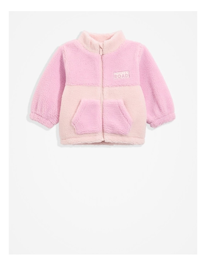 Sherpa Sweat in Multi Pink