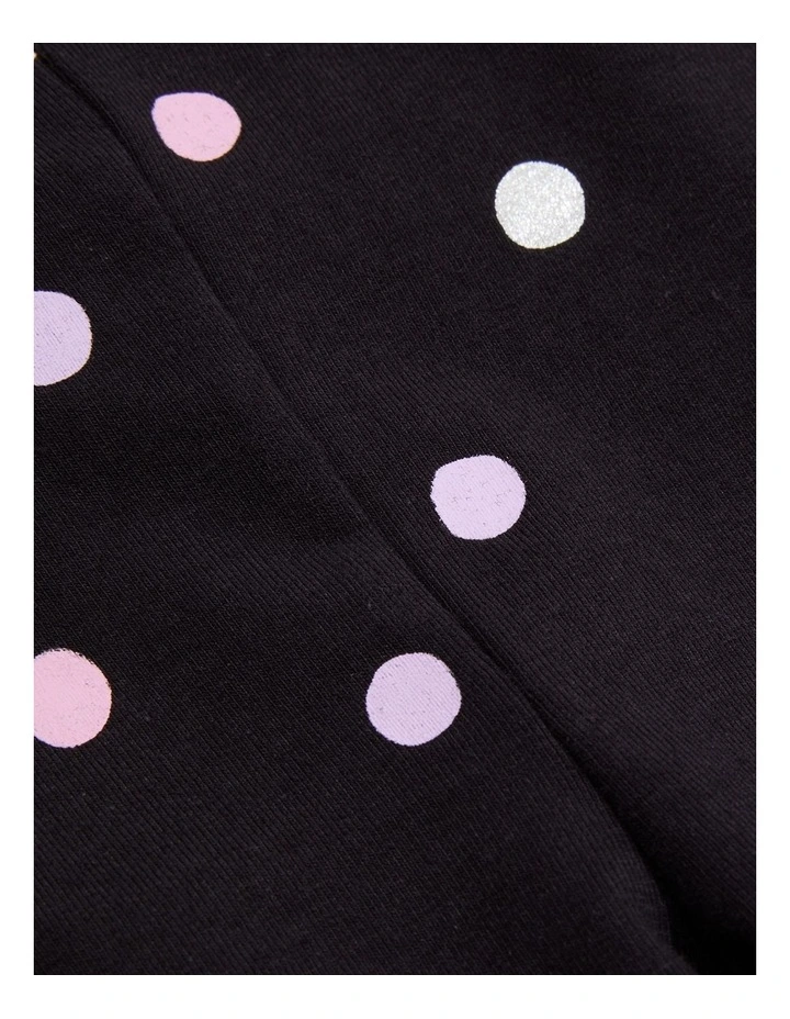 Spot Legging in Multi Spot Black image 2