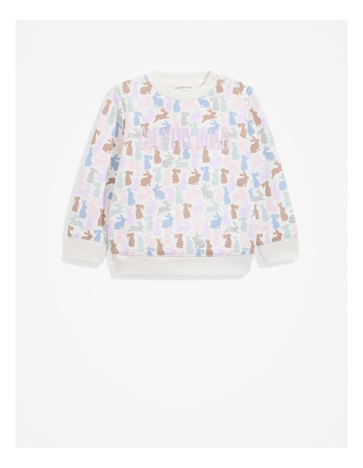 Heritage Sweat (6-12 Months) in Multi Bunny Assorted