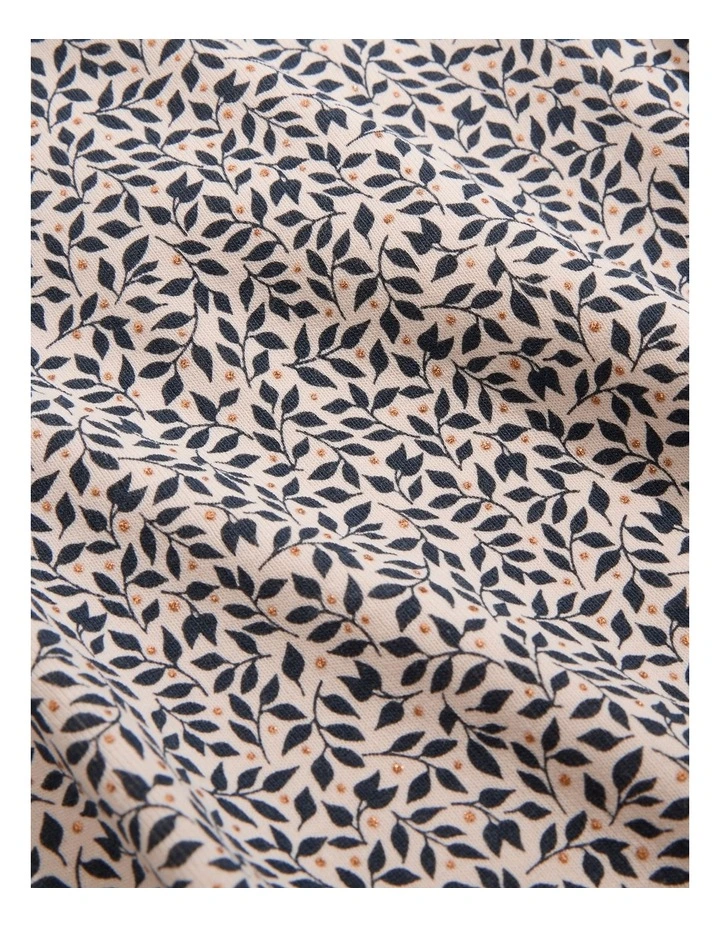 Gather Long Sleeve T-shirt (6-12 Months) in Fawn Micro Leaf image 2