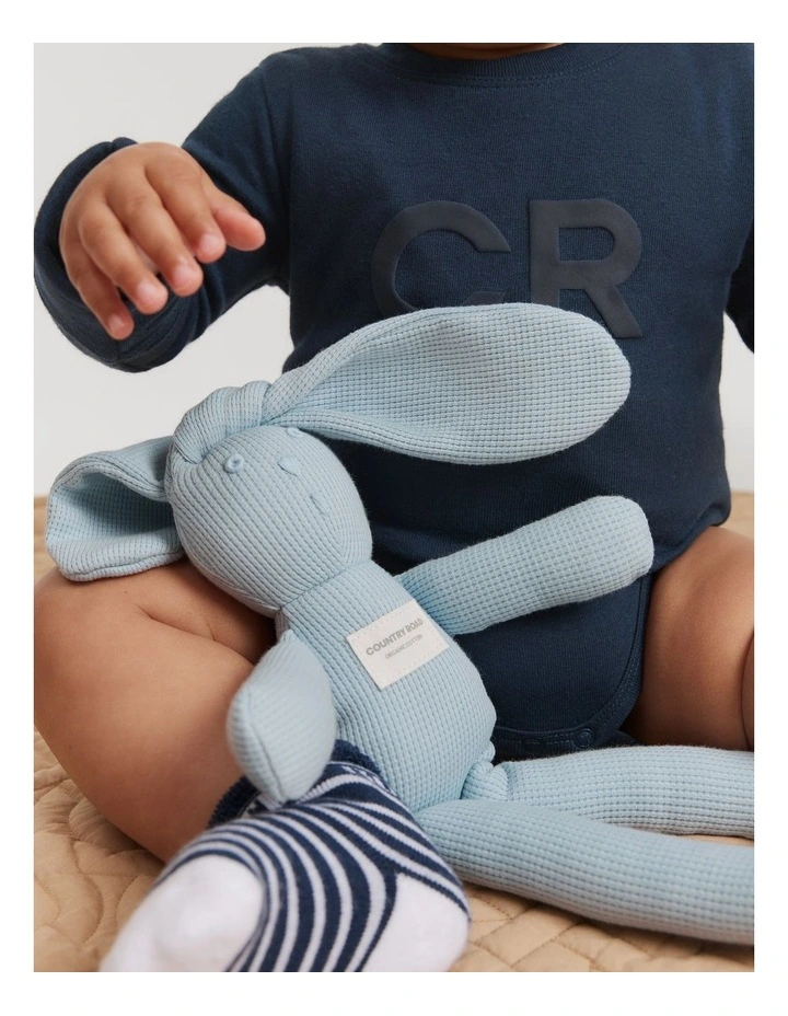 Waffle Bunny in Washed Blue image 2