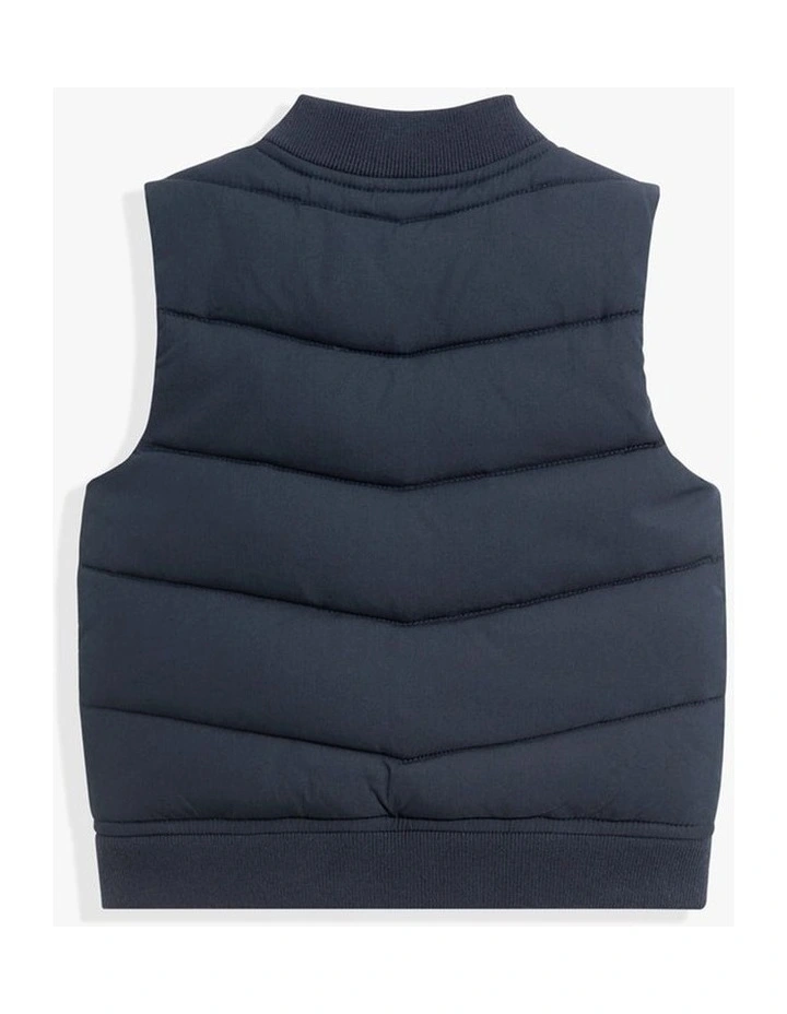 Nylon Vest in Navy image 6
