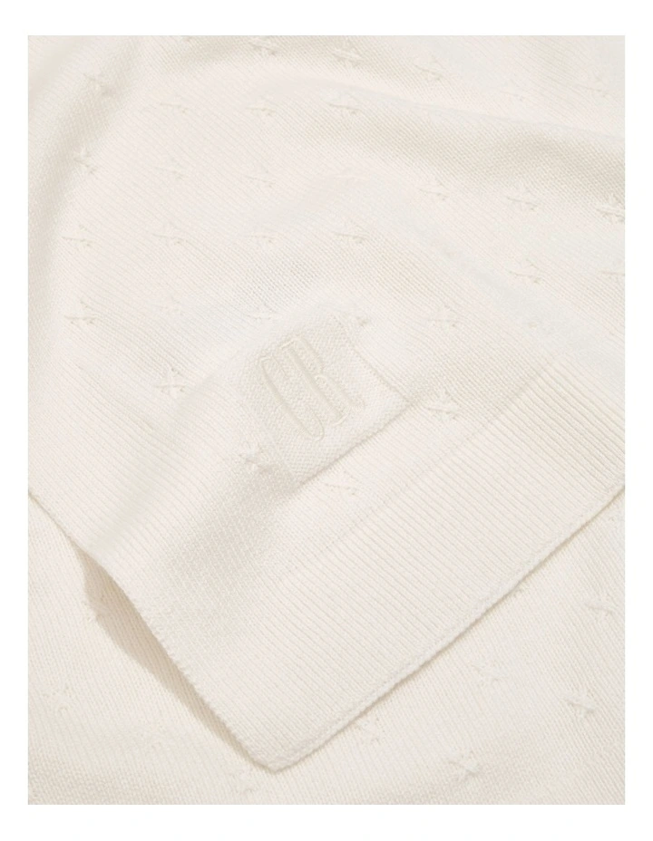 Blend Knit Blanket in Marshmallow image 3