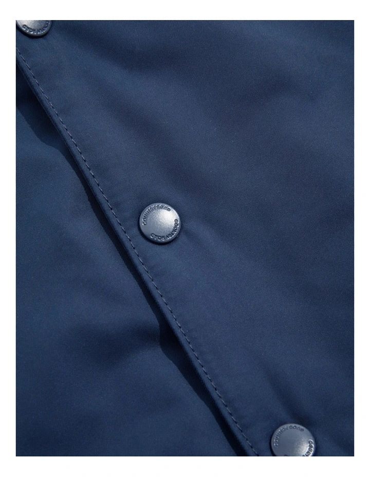 Sweat Hooded Jacket in Navy image 5