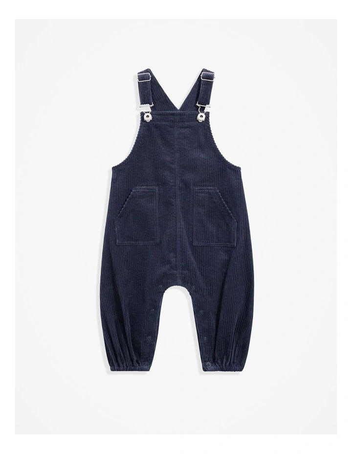 Cord Overall in Navy image 4