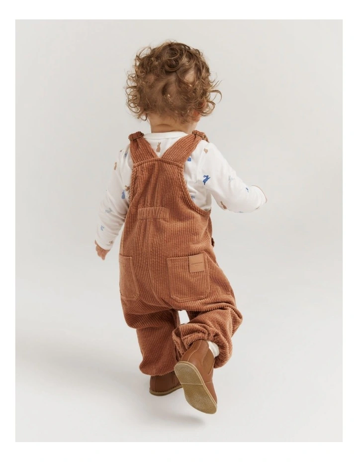 Cord Overall in Faded Terracotta image 3