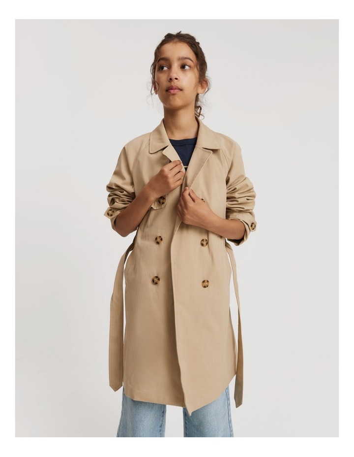 Trench Coat in Clove Natural