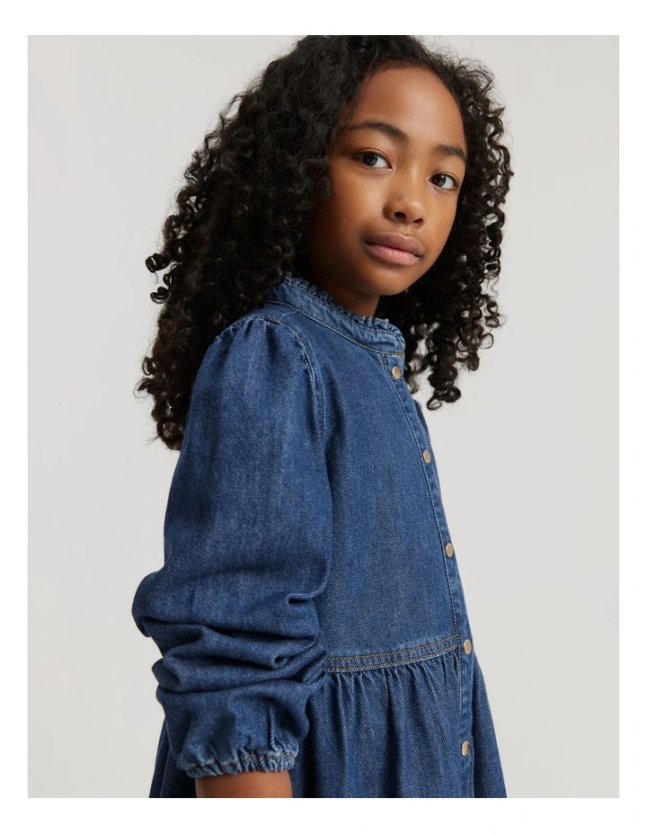 Country Road Denim Flounce Dress in Indigo | MYER