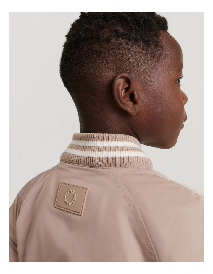 Sweat Hooded Jacket in Mushroom image 4