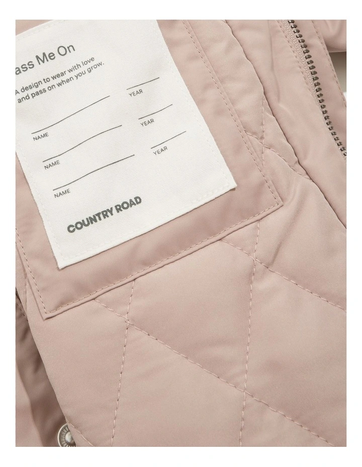 Sweat Hooded Jacket in Mushroom image 7