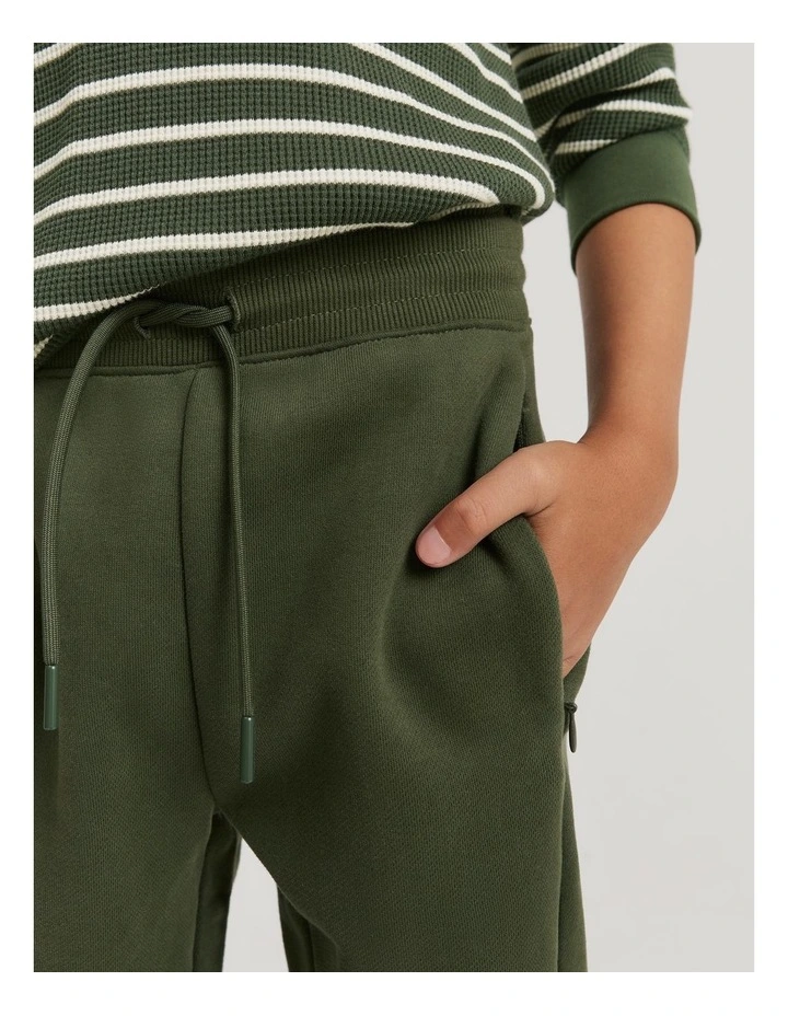 Soft Touch Track Pant in Khaki Green image 2