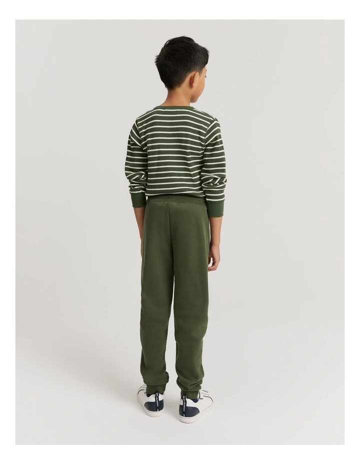 Soft Touch Track Pant in Khaki Green image 3