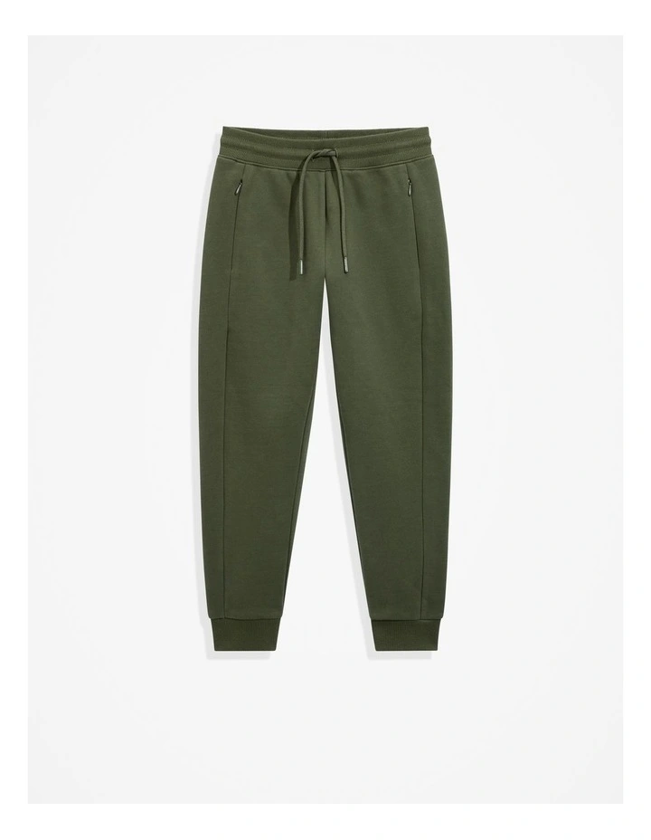 Soft Touch Track Pant in Khaki Green image 4