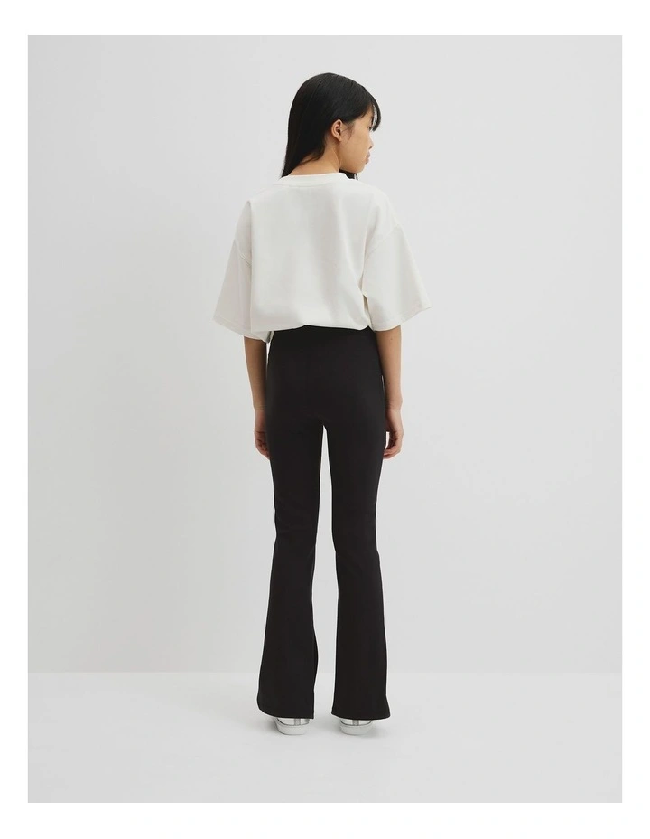 Teen Split Hem Pant in Black image 4