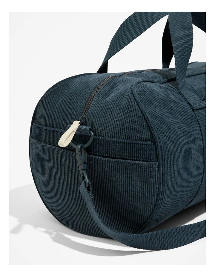 Corduroy Logo Tote in Faded Blue image 2