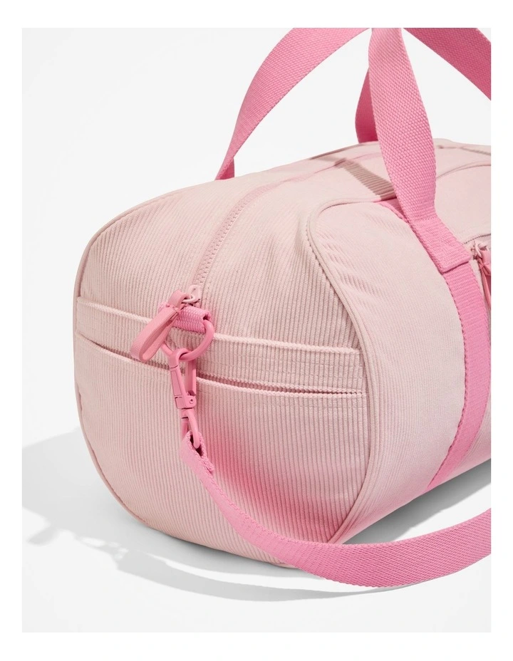 Corduroy Logo Tote in Mineral Pink image 2