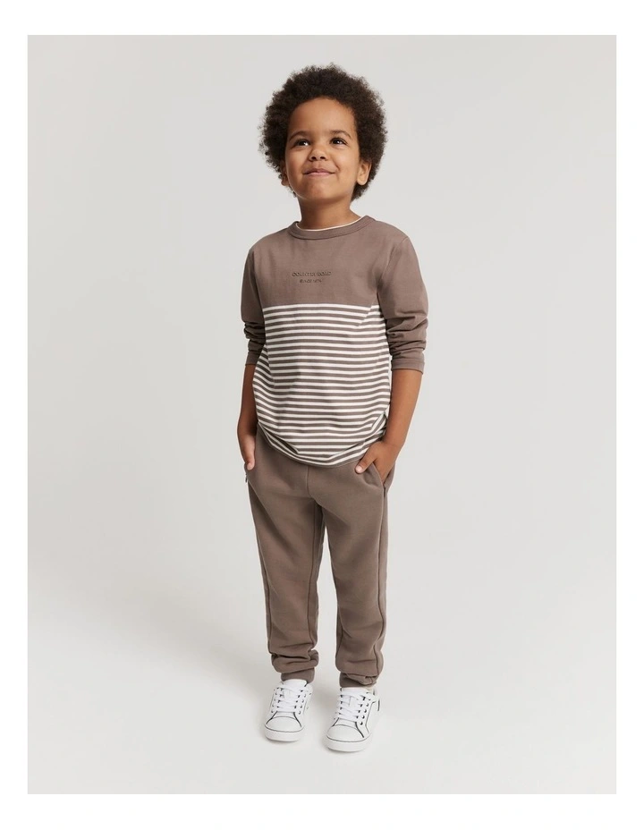 Soft Touch Track Pant in Chocolate image 1