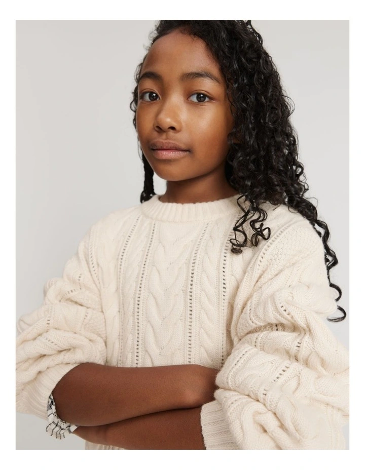 Cable Knit in Cream image 1