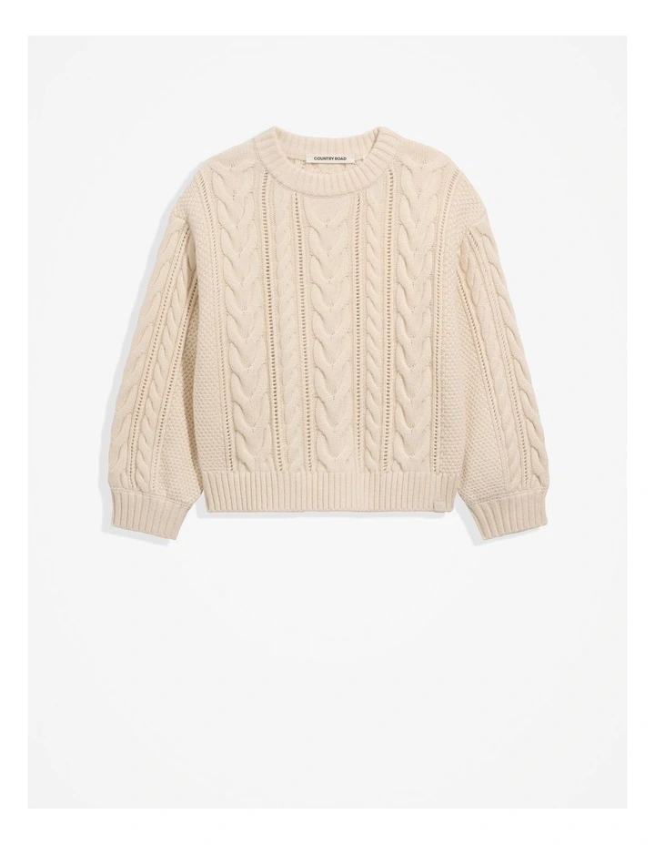 Cable Knit in Cream image 4
