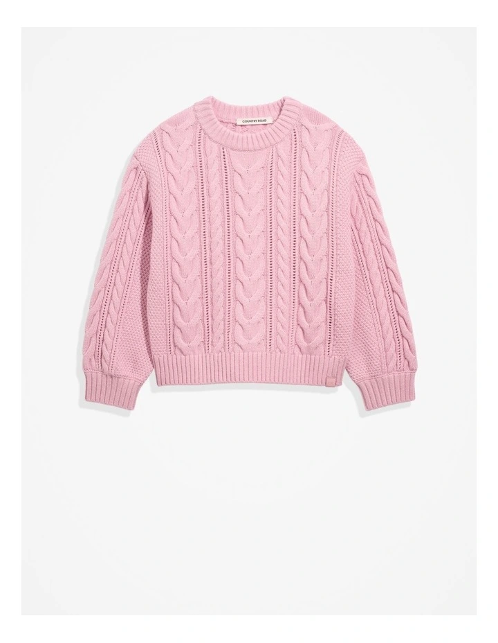 Cable Knit in Rose image 1