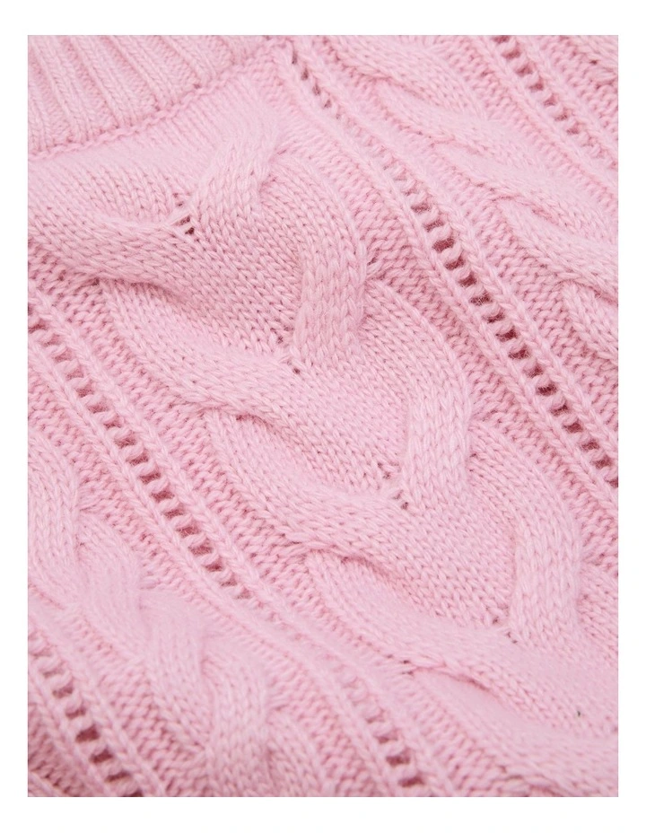 Cable Knit in Rose image 2