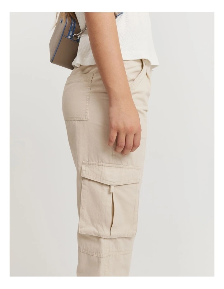 Teen Cargo Pant in Washed Sand image 3