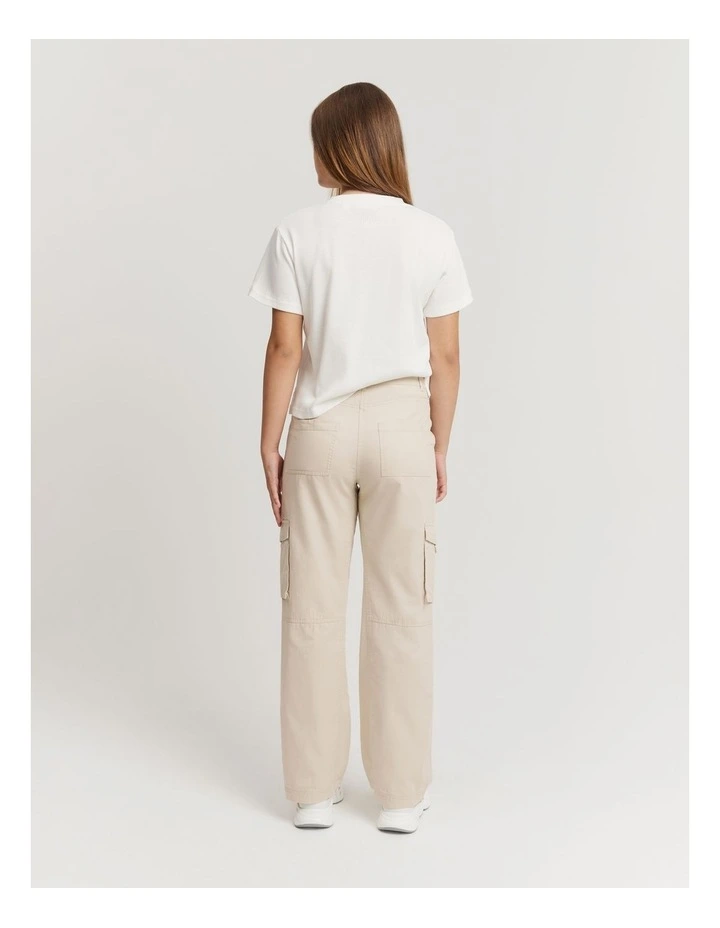 Teen Cargo Pant in Washed Sand image 4