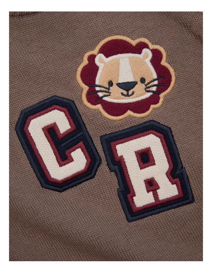 Organically Grown Cotton Mascot Knit in Chocolate image 2