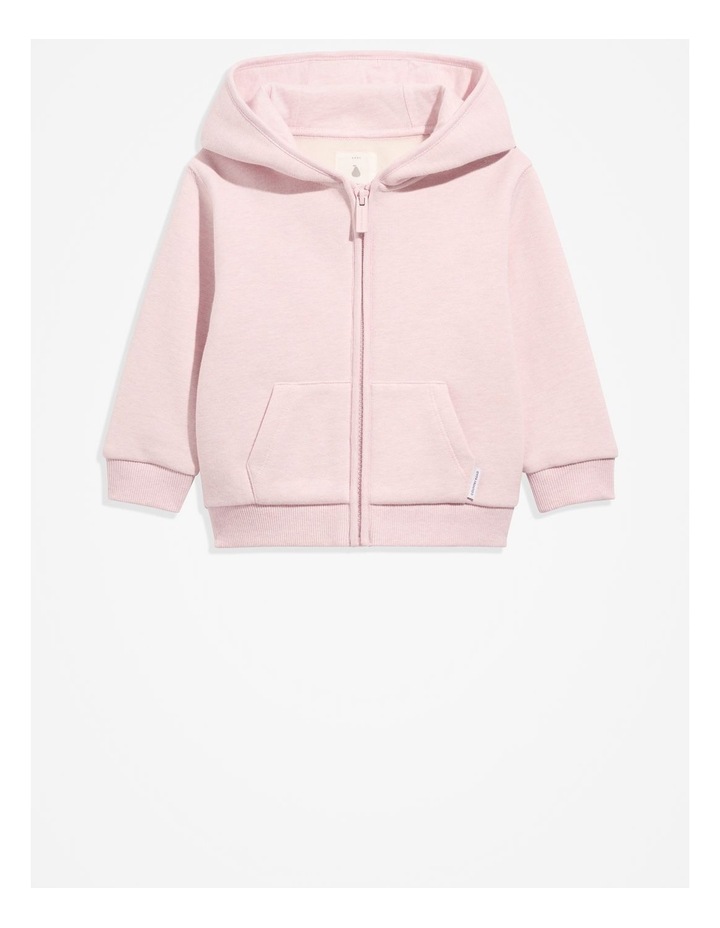 Soft Touch Sweat Top in Pink Marle Pink