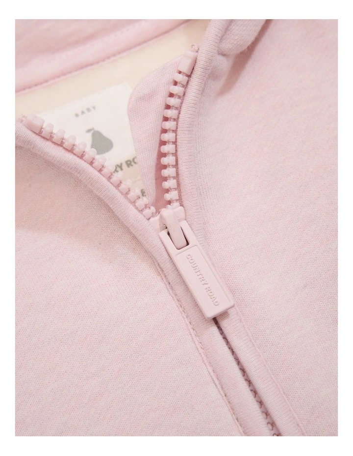 Soft Touch Sweat Top in Pink Marle image 2