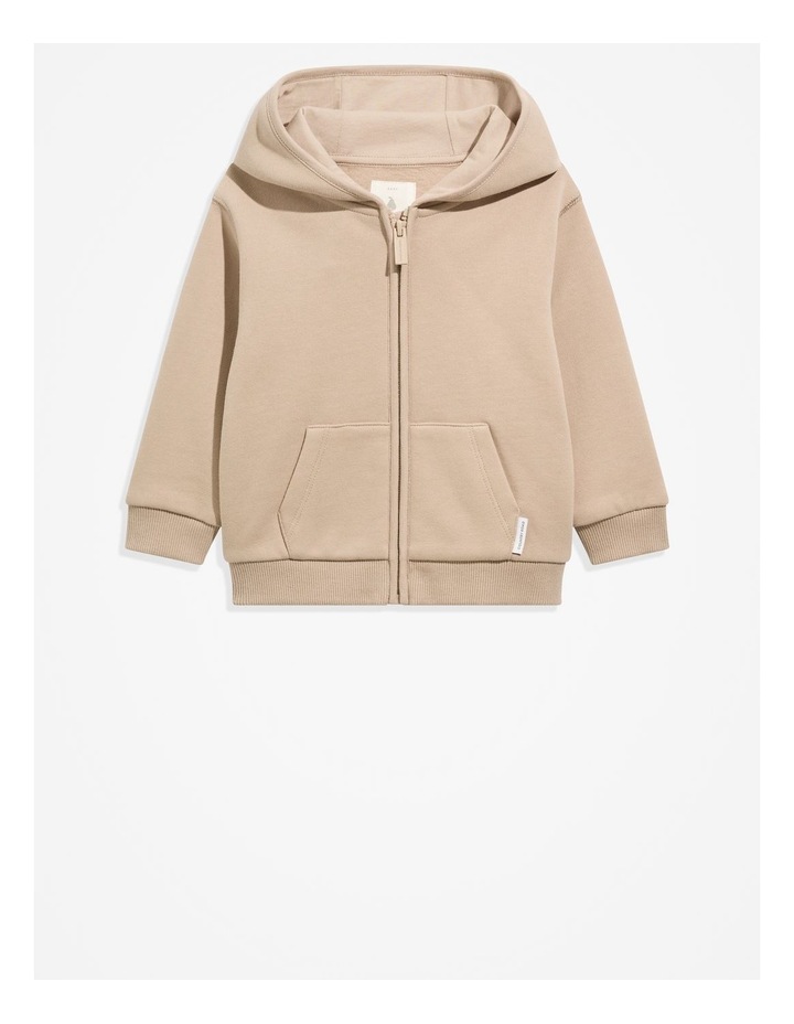 Soft Touch Sweat Top in Mushroom Natural