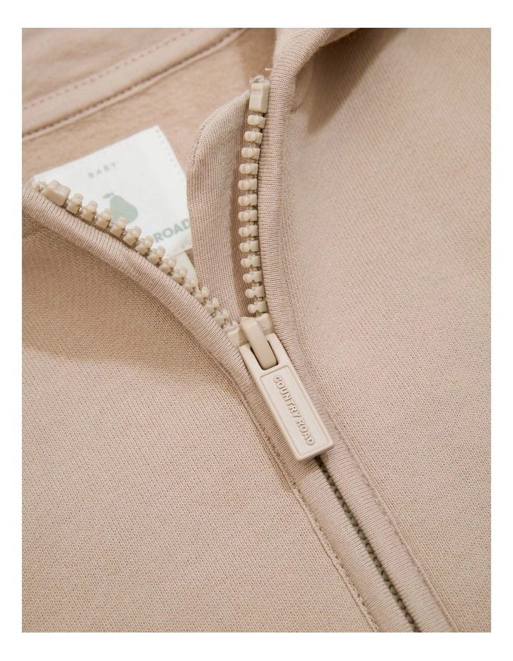 Soft Touch Sweat Top in Mushroom image 2