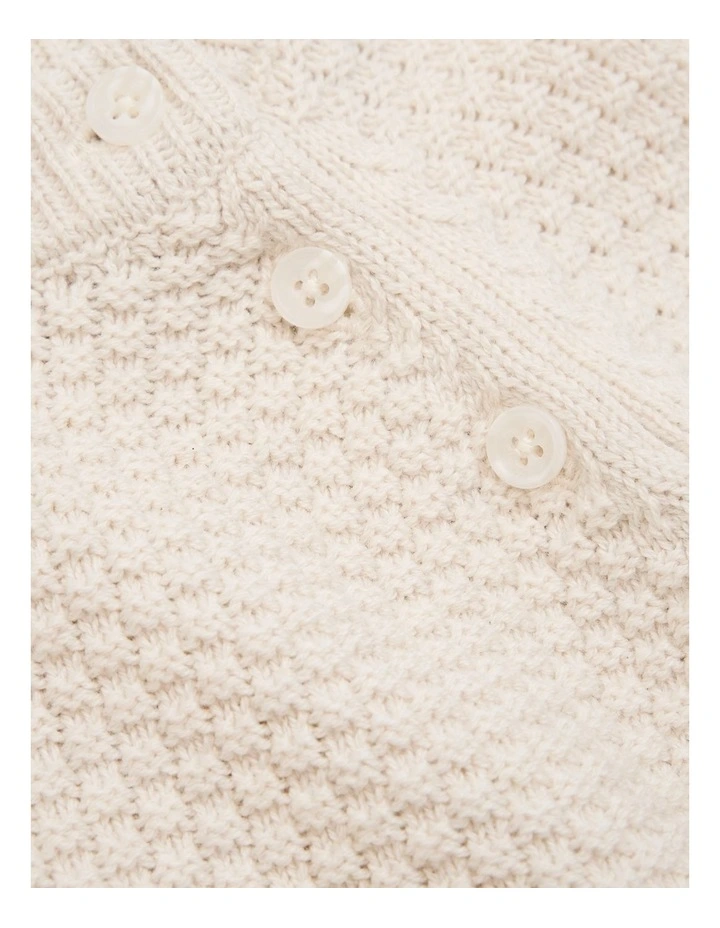 Soft Textured Knit in Oatmeal Marle image 2